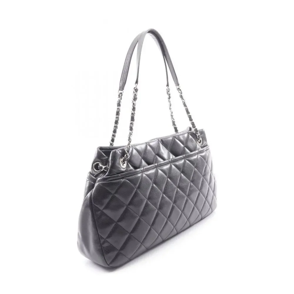 Chanel Caviar Skin Matelasse Tote Bag